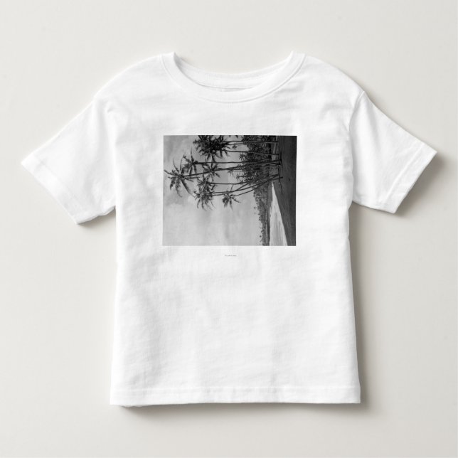 Coconut Palms - Hawaiian Islands Photograph Toddler T-Shirt (Front)