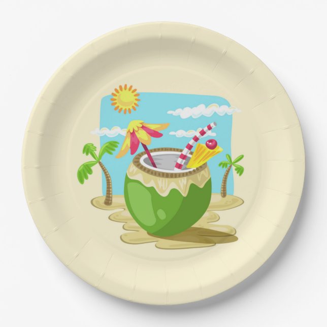 Coconut Paper Plate (Front)