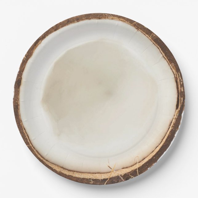 Coconut party plate (Front)