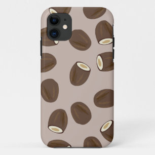 Coconut Pattern iPhone 11 Case