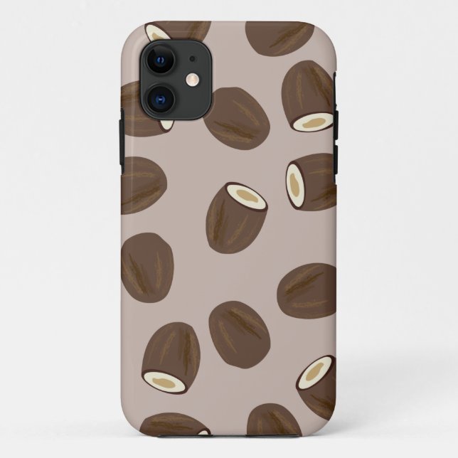 Coconut Pattern Case-Mate iPhone Case (Back)