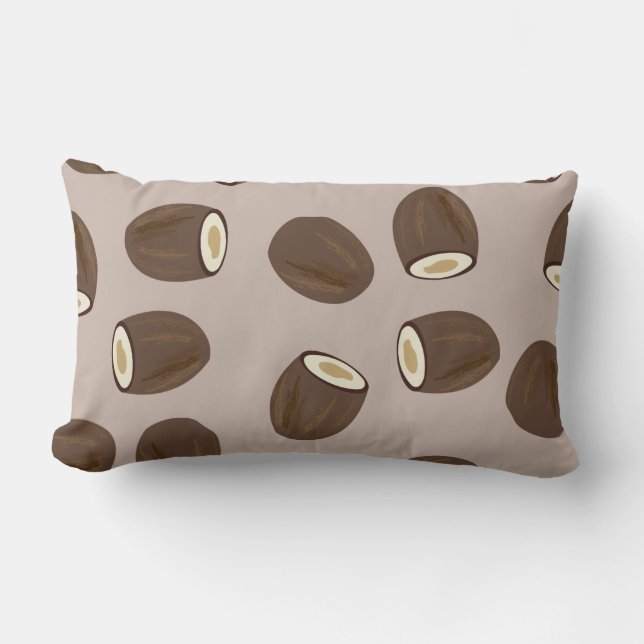 Coconut Pattern Lumbar Cushion (Front)