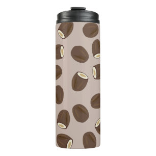 Coconut Pattern Thermal Tumbler