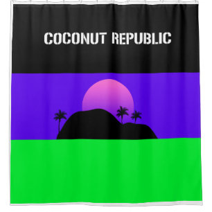 Coconut Republic Design No.2803 Shower Curtain