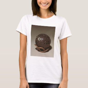 Coconut sculpted into a face, c.1895 T-Shirt