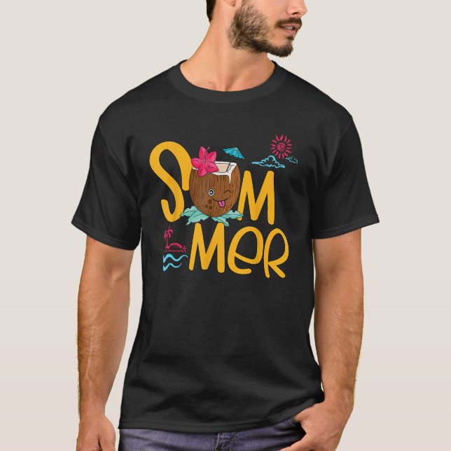 Coconut Summer T-Shirt (Front)