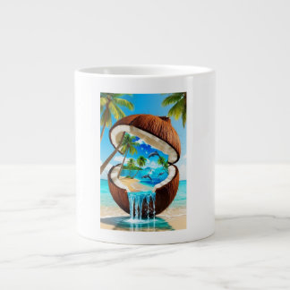 Coconut sun large coffee mug