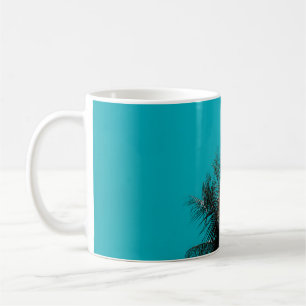 Coconut tree coffee mug