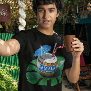 Coconut Tree Kamala Harris Political  T-Shirt