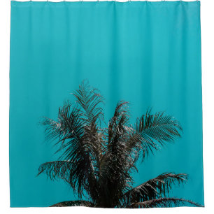 Coconut tree shower curtain