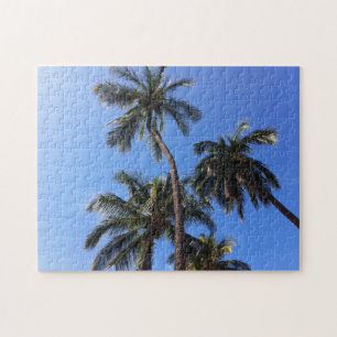 Coconut Trees in Kihei, Maui, Hawaii Jigsaw Puzzle