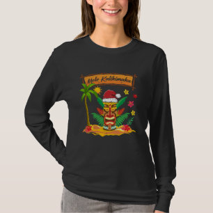 Coconut Trees Mele Kalikimaka Funny Hawaiian Chris T-Shirt