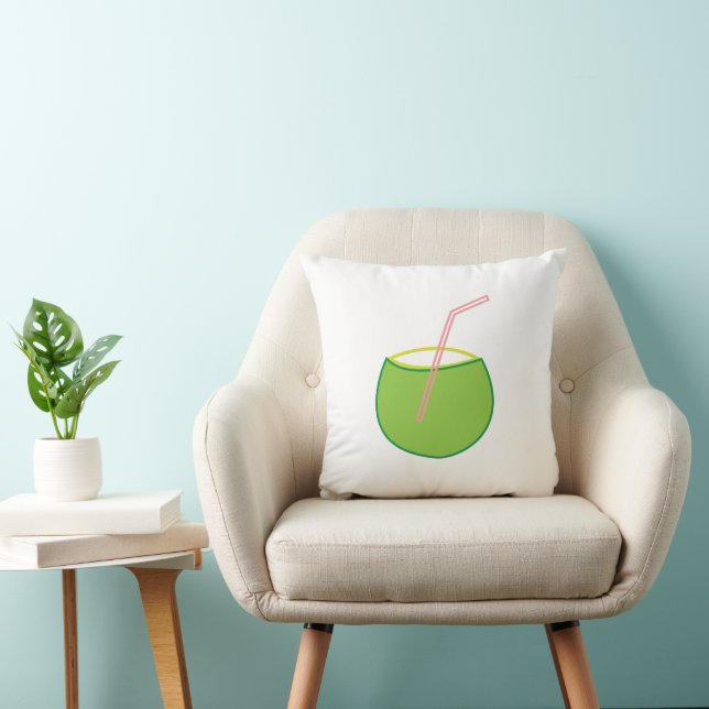 Coconut Water Coconut Fruit  Cushion (Chair)