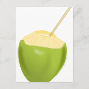 Coconut Water Postcard