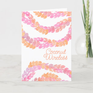 Coconut Wireless Thank You Card