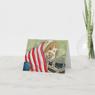 Coconut's Adventures: December Card 4"x5.6"