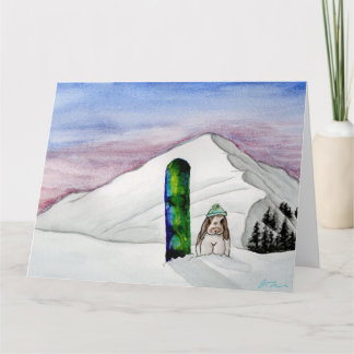 Coconut's Adventures: January Card 8.5"x11"