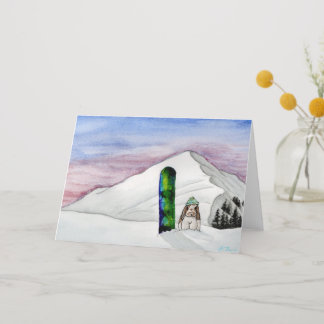 Coconut's Adventures: January Greeting Card A5