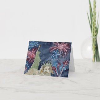 Coconut's Adventures: July Greeting Card 4"x5.6"