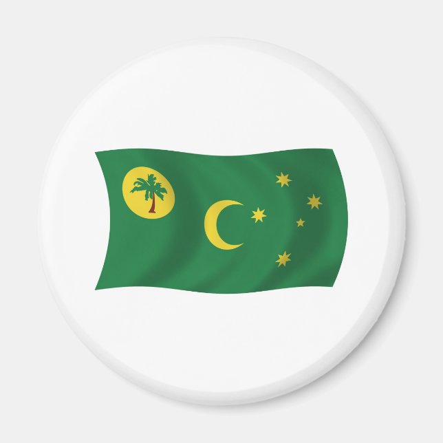 Cocos Islands Flag Magnet (Front)