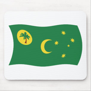 Cocos Islands Flag Mousepad