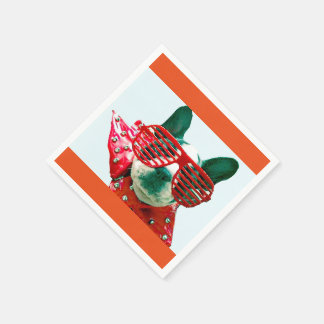 COCTAIL NAPKINS-HIGH FLYING DOG! FUN! NAPKIN
