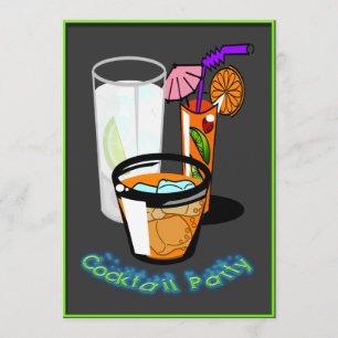 Coctails Cocktail Party Invitations