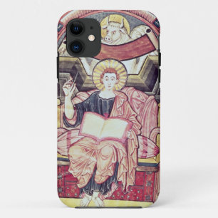 Cod 22. f.85v St. Luke the Evangelist, from Treves iPhone 11 Case