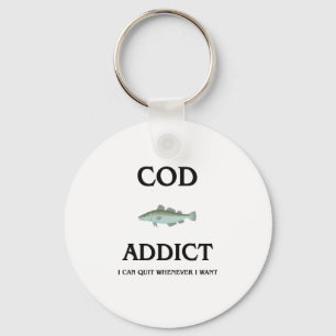 Cod Addict Key Ring