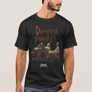 Cod Black Ops 7 Zombie Family Dinner Is Served T-Shirt