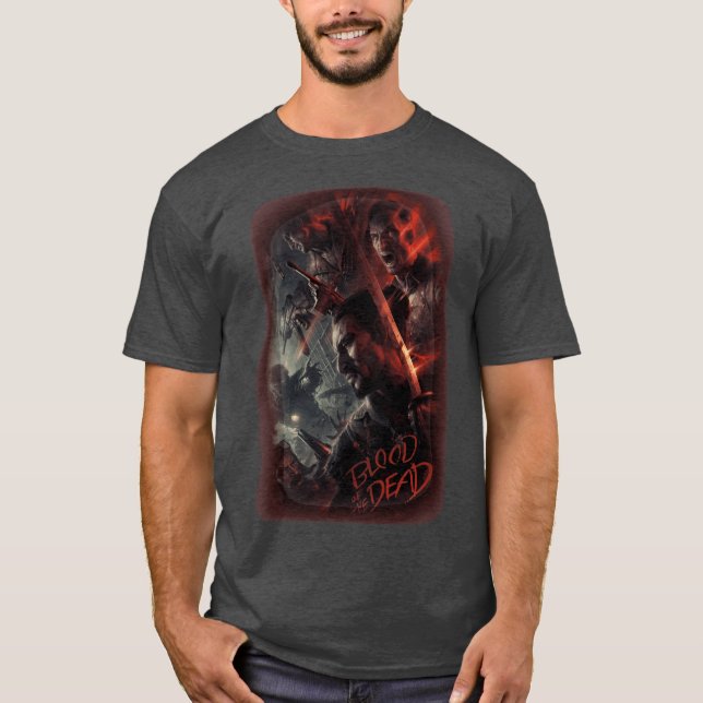 COD BO4 Zombies Blood of the Dead Poster Loading S T-Shirt (Front)