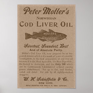 Cod Liver Oil Poster