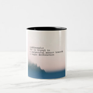 Coddiwomple Two-Tone Coffee Mug