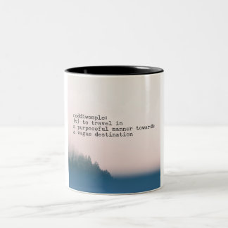 Coddiwomple Two-Tone Coffee Mug