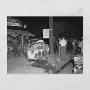 Code 20, 11th & Hill St, Los Angeles, 1951 Vintage Postcard