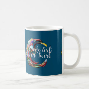 Code Art in Twirl Coffee Mug