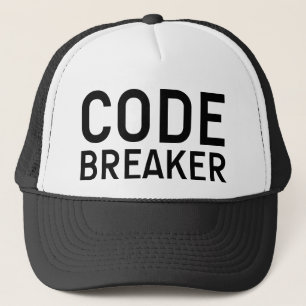 CODE BREAKER slogan hat