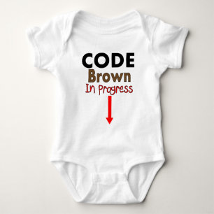 Code Brown IN PROGRESS Kids T-Shirts