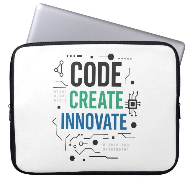 Code Create Innovate Sleeve | Tech Protector (Front)