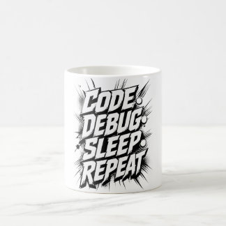 Code Debug Sleep Repeat | Programmer Coding Coffee Mug