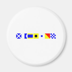 Code Flag Madison Magnet