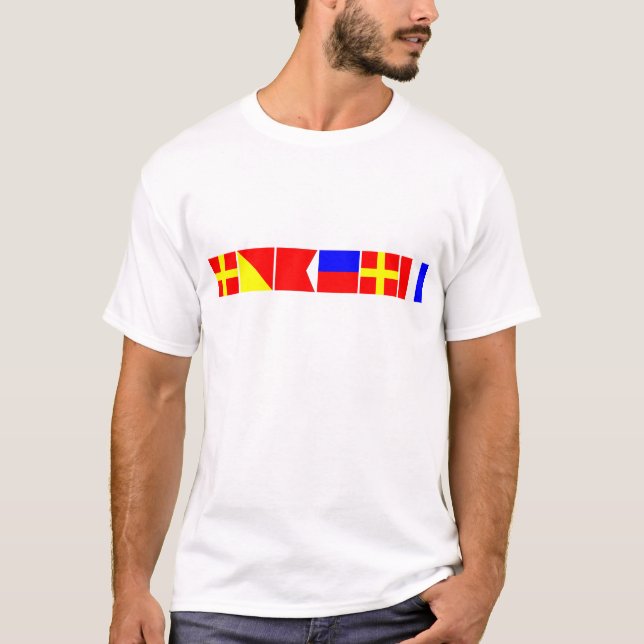 Code Flag Robert T-Shirt (Front)