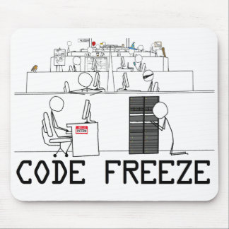 Code Freeze Mouse Pad