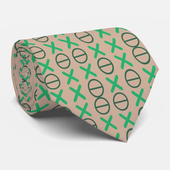 CODE green retro adjustable Tie (Rolled)