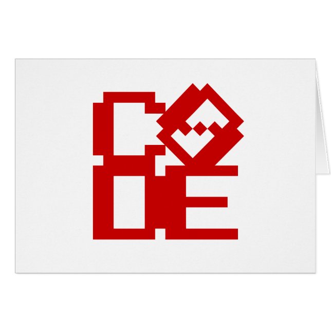 CODE GREETING CARD (Front Horizontal)