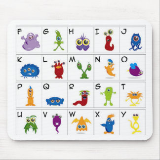 Code Key - Monsters Mouse Pad