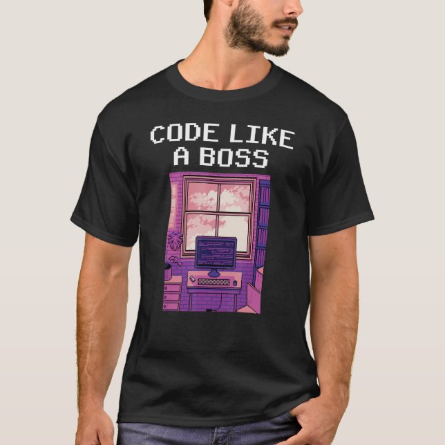 Code like a boss 3 T-Shirt (Front)