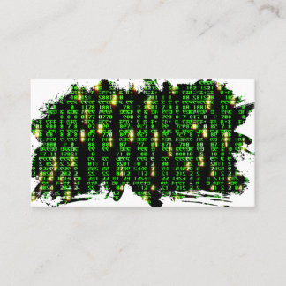 Code matrix business card