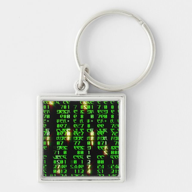 Code matrix key ring (Front)