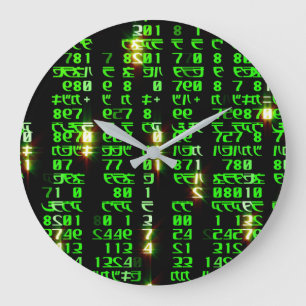 Code matrix large clock